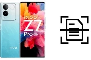 Scan document on a vivo iQOO Z7 Pro