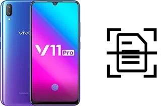 Scan document on a vivo V11 (V11 Pro)