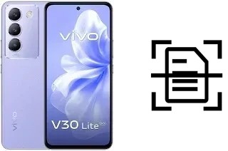 Scan document on a vivo V30 Lite (ME)