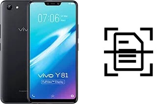 Scan document on a vivo Y81