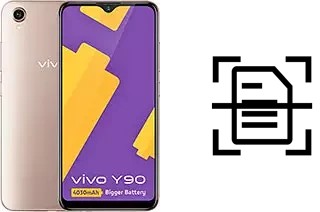 Scan document on a vivo Y90