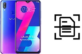 Scan document on a vivo Y93 (Mediatek)