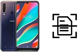 Scan document on a Wiko View3 Pro