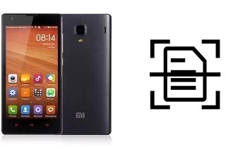 Scan document on a Xiaomi Redmi 1S