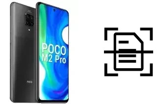 Scan document on a Xiaomi Poco M2 Pro