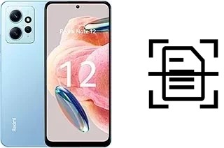 Scan document on a Xiaomi Redmi Note 12 4G