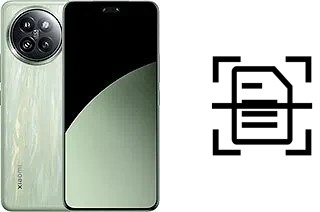 Scan document on a Xiaomi 14 Civi