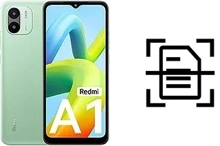 Scan document on a Xiaomi Redmi A1