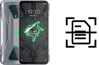 Scan document on a Xiaomi Black Shark 3 Pro