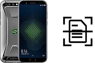 Scan document on a Xiaomi Black Shark