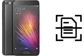 Scan document on a Xiaomi Mi 5 Standard Edition