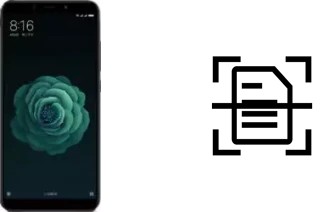 Scan document on a Xiaomi Mi 6X