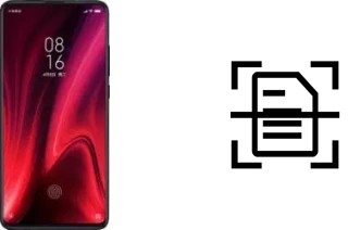 Scan document on a Xiaomi Mi 9T Pro