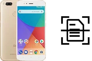 Scan document on a Xiaomi Mi A1 (Mi 5X)