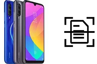 Scan document on a Xiaomi Mi CC9e