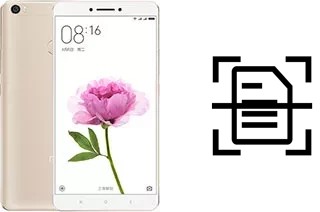 Scan document on a Xiaomi Mi Max