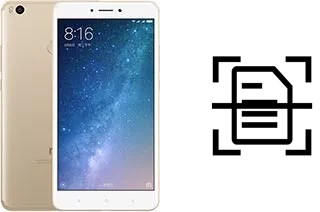 Scan document on a Xiaomi Mi Max 2