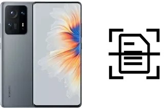 Scan document on a Xiaomi Mix 4