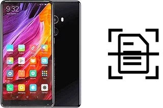 Scan document on a Xiaomi Mi Mix 2