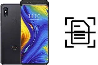 Scan document on a Xiaomi Mi Mix 3 5G