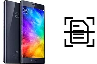 Scan document on a Xiaomi Mi Note 2