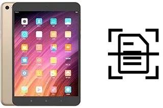 Scan document on a Xiaomi Mi Pad 3