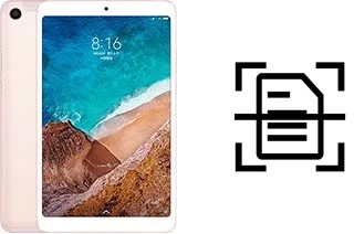 Scan document on a Xiaomi Mi Pad 4 Wi-Fi