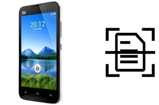 Scan document on a Xiaomi Mi 2