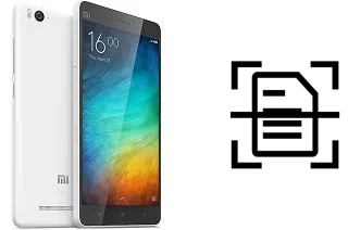 Scan document on a Xiaomi Mi 4i