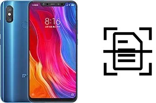 Scan document on a Xiaomi Mi 8