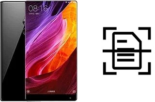 Scan document on a Xiaomi Mi Mix