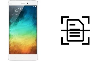 Scan document on a Xiaomi Mi Note Plus