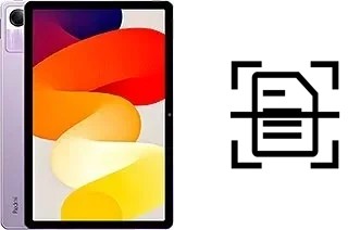 Scan document on a Xiaomi Redmi Pad SE