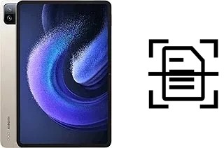 Scan document on a Xiaomi Pad 6 Pro