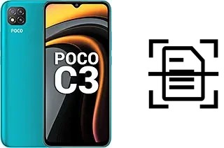 Scan document on a Xiaomi Poco C3