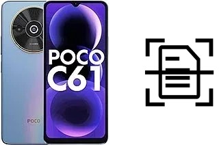 Scan document on a Xiaomi Poco C61