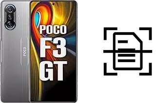 Scan document on a Xiaomi Poco F3 GT