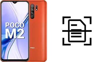 Scan document on a Xiaomi Poco M2