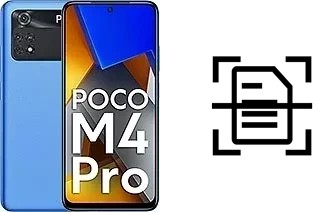 Scan document on a Xiaomi Poco M4 Pro