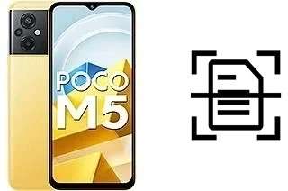 Scan document on a Xiaomi Poco M5