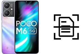 Scan document on a Xiaomi Poco M6