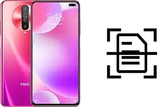 Scan document on a Xiaomi Poco X2