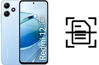 Scan document on a Xiaomi Redmi 12 5G