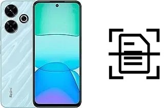Scan document on a Xiaomi Redmi 13 5G