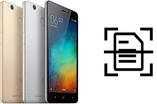 Scan document on a Xiaomi Redmi 3s Prime