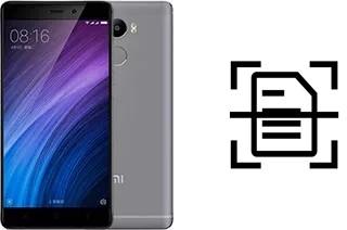 Scan document on a Xiaomi Redmi 4 (China)