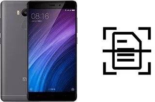 Scan document on a Xiaomi Redmi 4 Prime