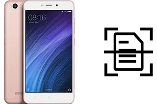 Scan document on a Xiaomi Redmi 4a