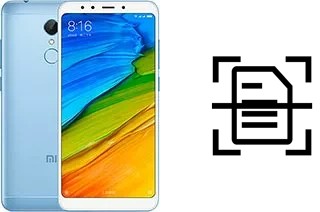 Scan document on a Xiaomi Redmi 5