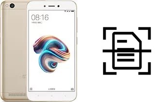 Scan document on a Xiaomi Redmi 5A